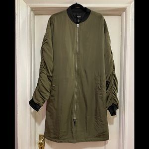 Long Length Forever 21 Mens Bomber Jacket
